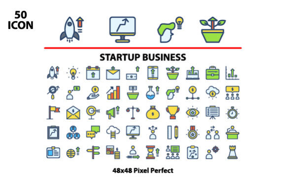 Download Thin Line Icon Set Startup Business - Startup business Collection