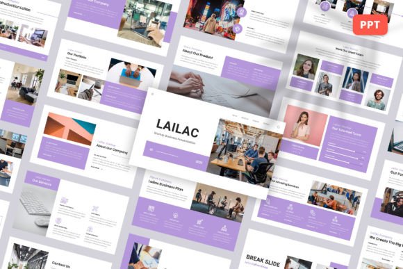 Download Lailac – Startup Business PowerPoint - Startup business Collection