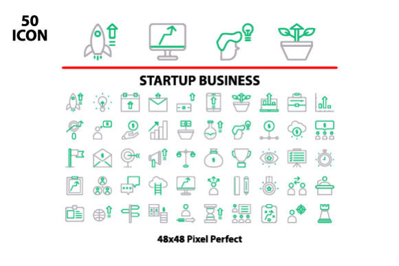 Download Thin Line Icon Set Startup Business - Startup business Collection