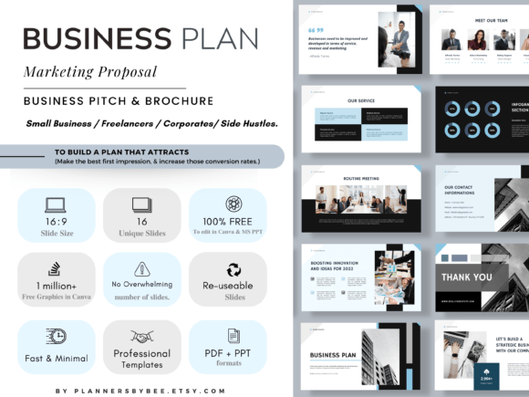 Download Business Plan Template PDF, Printable - Business plan template Collection
